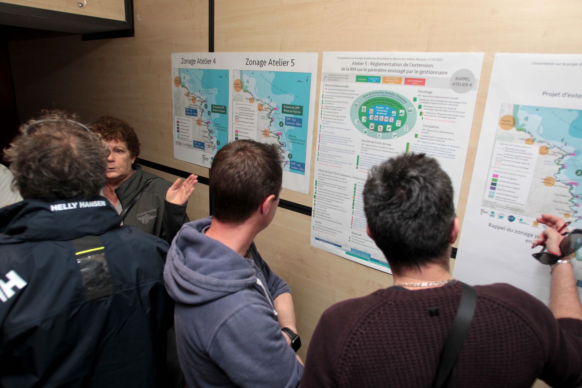 La concertation se termine à la Réserve marine.